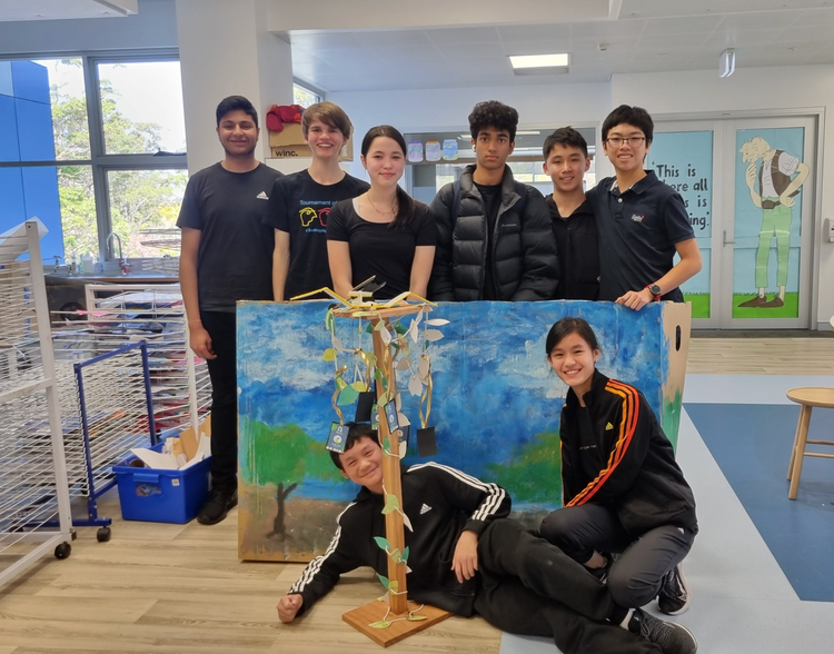 Students competing at TOM